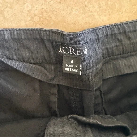 J Crew Black 7 Inch Heritage Chino Short Womens Size 6 - Picture 11 of 12